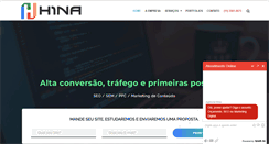 Desktop Screenshot of hina.com.br