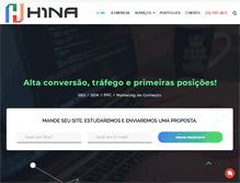 Tablet Screenshot of hina.com.br